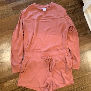 Womens two piece pajama/lounge set